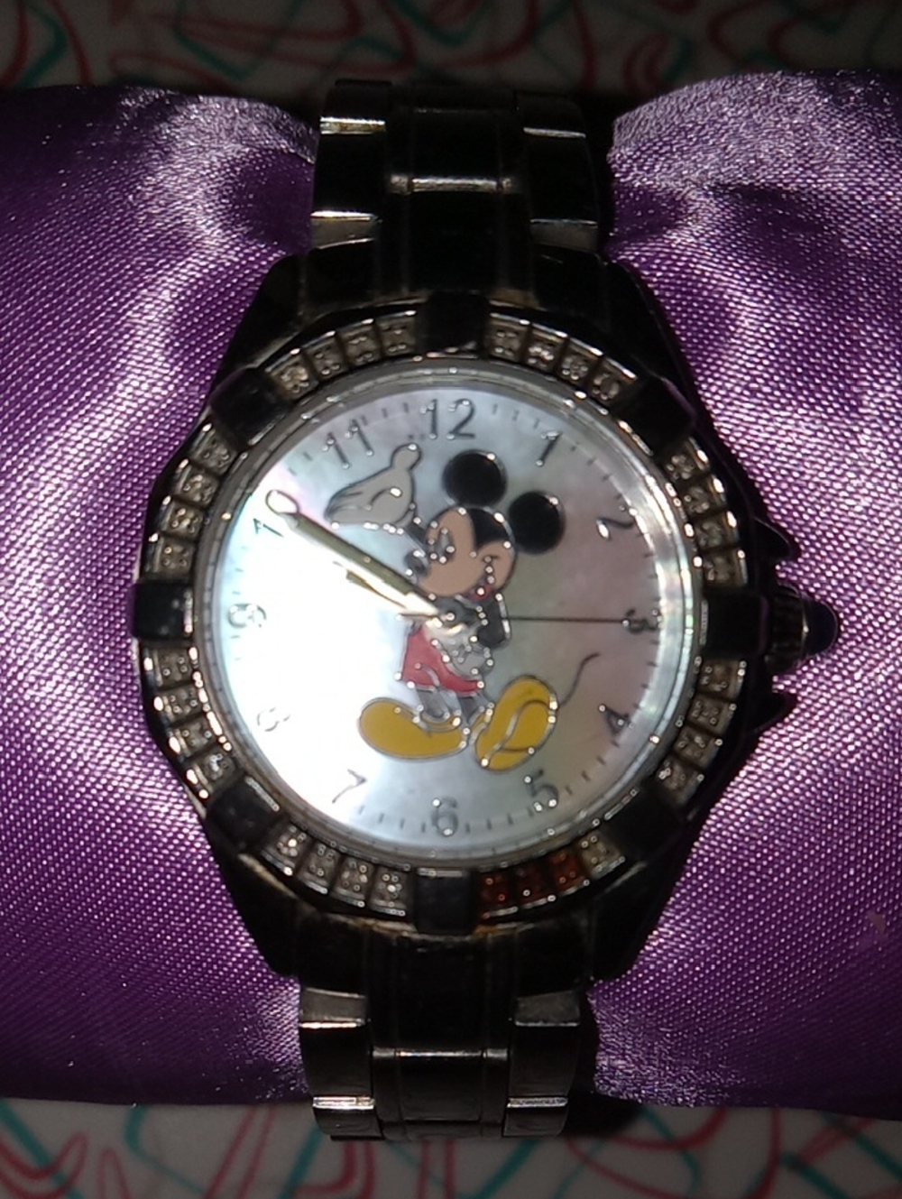 Mickey Mouse Diamond Bezel Watch